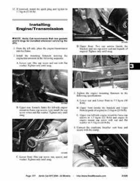 2004 Arctic Cat ATVs factory service and repair manual, Page 377