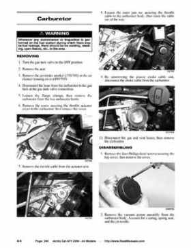 2004 Arctic Cat ATVs factory service and repair manual, Page 384