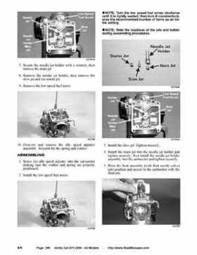 2004 Arctic Cat ATVs factory service and repair manual, Page 386