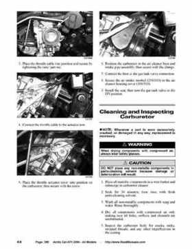 2004 Arctic Cat ATVs factory service and repair manual, Page 388