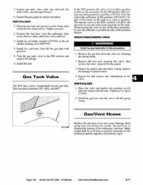 2004 Arctic Cat ATVs factory service and repair manual, Page 391