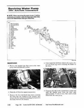 2004 Arctic Cat ATVs factory service and repair manual, Page 400
