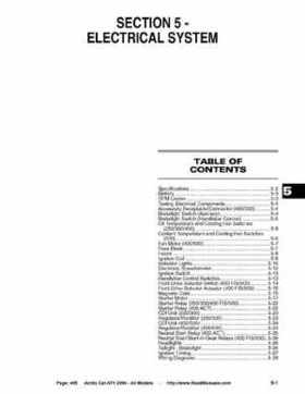 2004 Arctic Cat ATVs factory service and repair manual, Page 405