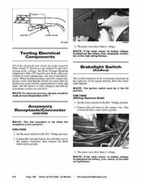 2004 Arctic Cat ATVs factory service and repair manual, Page 408