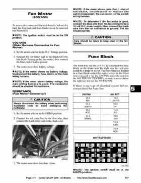 2004 Arctic Cat ATVs factory service and repair manual, Page 411