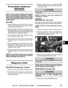 2004 Arctic Cat ATVs factory service and repair manual, Page 419