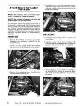 2004 Arctic Cat ATVs factory service and repair manual, Page 446