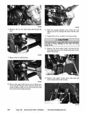 2004 Arctic Cat ATVs factory service and repair manual, Page 448