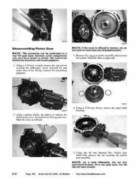 2004 Arctic Cat ATVs factory service and repair manual, Page 452