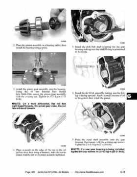 2004 Arctic Cat ATVs factory service and repair manual, Page 455