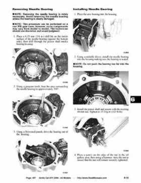 2004 Arctic Cat ATVs factory service and repair manual, Page 457