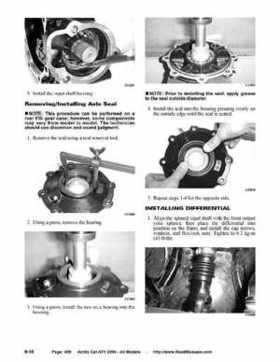 2004 Arctic Cat ATVs factory service and repair manual, Page 458