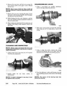 2004 Arctic Cat ATVs factory service and repair manual, Page 462