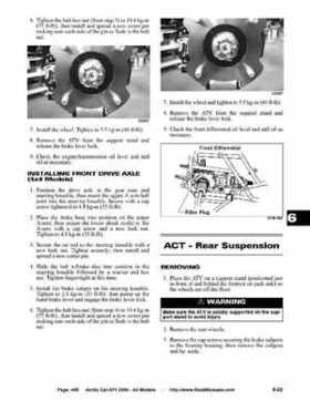 2004 Arctic Cat ATVs factory service and repair manual, Page 465