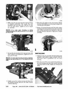 2004 Arctic Cat ATVs factory service and repair manual, Page 468