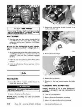 2004 Arctic Cat ATVs factory service and repair manual, Page 470