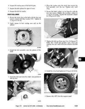2004 Arctic Cat ATVs factory service and repair manual, Page 471