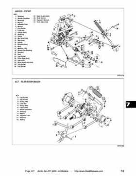 2004 Arctic Cat ATVs factory service and repair manual, Page 477
