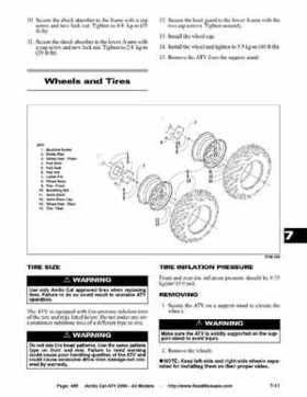 2004 Arctic Cat ATVs factory service and repair manual, Page 485