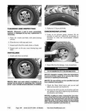 2004 Arctic Cat ATVs factory service and repair manual, Page 486