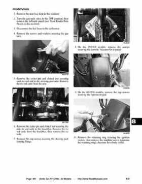 2004 Arctic Cat ATVs factory service and repair manual, Page 491
