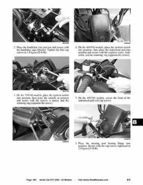 2004 Arctic Cat ATVs factory service and repair manual, Page 493