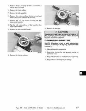 2004 Arctic Cat ATVs factory service and repair manual, Page 495