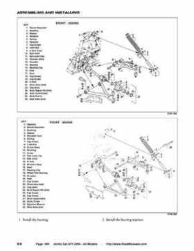 2004 Arctic Cat ATVs factory service and repair manual, Page 496