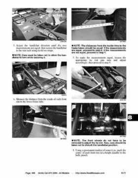 2004 Arctic Cat ATVs factory service and repair manual, Page 499