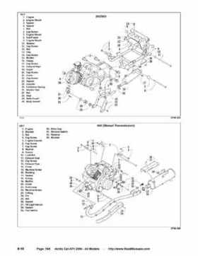 2004 Arctic Cat ATVs factory service and repair manual, Page 504