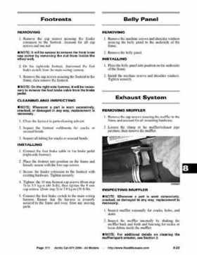 2004 Arctic Cat ATVs factory service and repair manual, Page 511