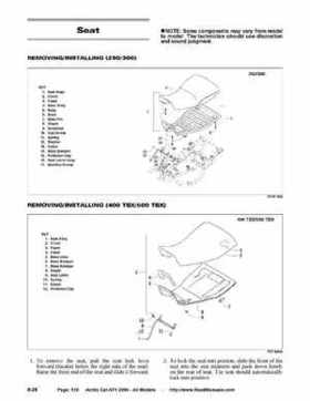 2004 Arctic Cat ATVs factory service and repair manual, Page 516
