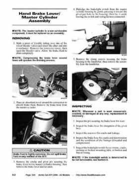 2004 Arctic Cat ATVs factory service and repair manual, Page 520