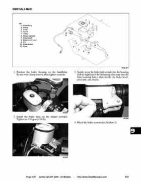 2004 Arctic Cat ATVs factory service and repair manual, Page 521