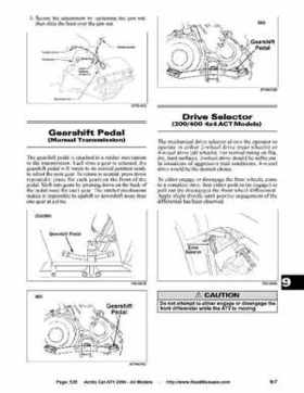 2004 Arctic Cat ATVs factory service and repair manual, Page 525