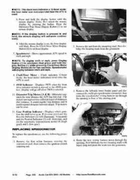 2004 Arctic Cat ATVs factory service and repair manual, Page 530