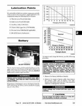 2005 Arctic Cat ATVs factory service and repair manual, Page 15