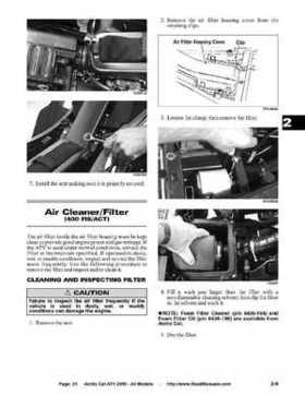 2005 Arctic Cat ATVs factory service and repair manual, Page 21