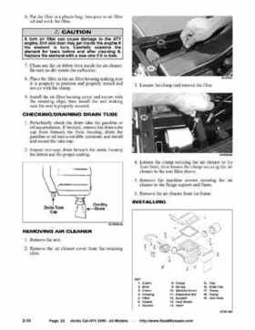 2005 Arctic Cat ATVs factory service and repair manual, Page 22