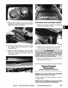 2005 Arctic Cat ATVs factory service and repair manual, Page 25