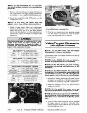 2005 Arctic Cat ATVs factory service and repair manual, Page 26
