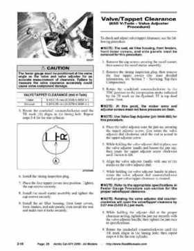2005 Arctic Cat ATVs factory service and repair manual, Page 28