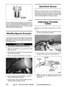 2005 Arctic Cat ATVs factory service and repair manual, Page 30