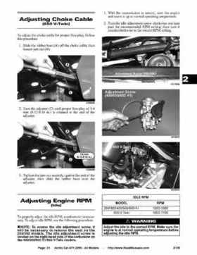 2005 Arctic Cat ATVs factory service and repair manual, Page 31