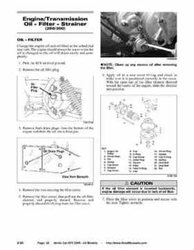 2005 Arctic Cat ATVs factory service and repair manual, Page 32