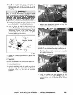 2005 Arctic Cat ATVs factory service and repair manual, Page 33