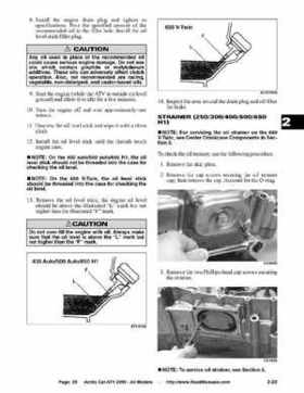 2005 Arctic Cat ATVs factory service and repair manual, Page 35