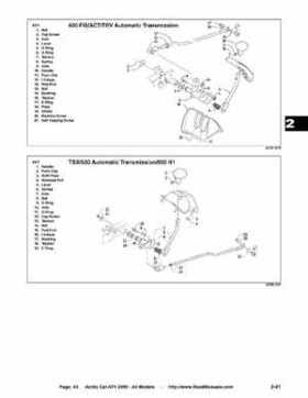 2005 Arctic Cat ATVs factory service and repair manual, Page 43