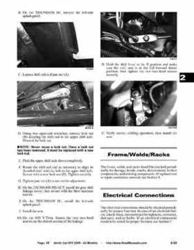 2005 Arctic Cat ATVs factory service and repair manual, Page 45