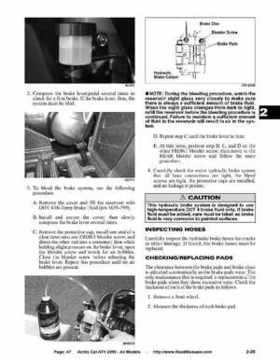 2005 Arctic Cat ATVs factory service and repair manual, Page 47